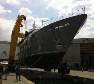 Sea trials for 46m luxury yacht 2 Ladies (hull FR025) by Rossinavi and Mulder Design