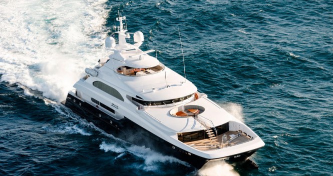 Sabre built 40m catamaran motor yacht Zenith (IC0832) designed by Incat Crowther