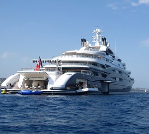 Additional photos of the 134m SERENE yacht on the French Riviera