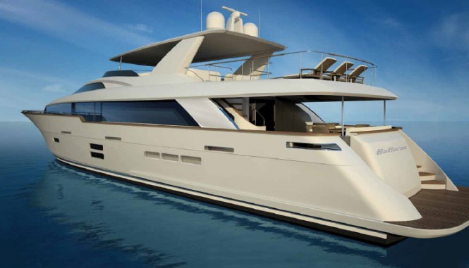 Superyacht 100 Raised Pilothouse by Hatteras Yachts