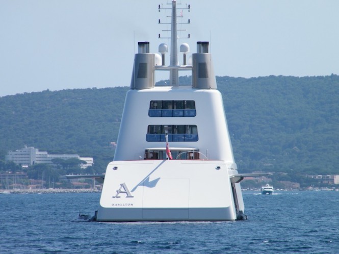 Superyacht A by Blohm Voss designed by Starck Design near St Tropez - David Z Hart