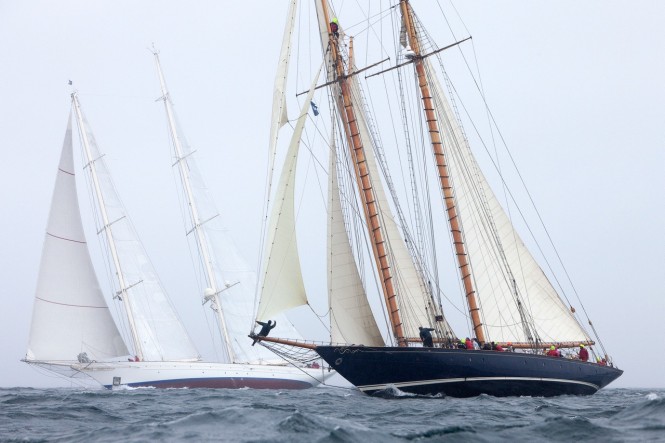 The damp weather marked Racing Day 1 in the 3rd Pendennis Cup