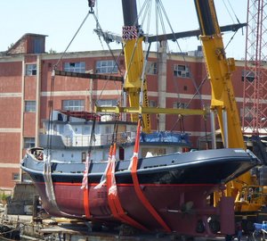 Palumbo launches a 30m tug converted in the motor yacht VERVECE