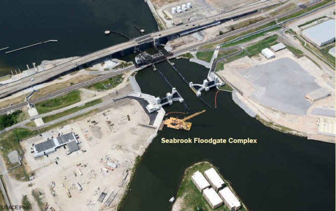 The new Seabrook Floodgate Complex