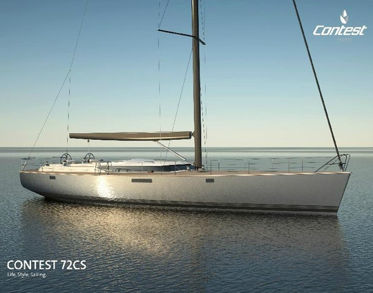 The new sailing yacht Contest 72CS by Contest Yachts to debut at HISWA in-water Boat Show