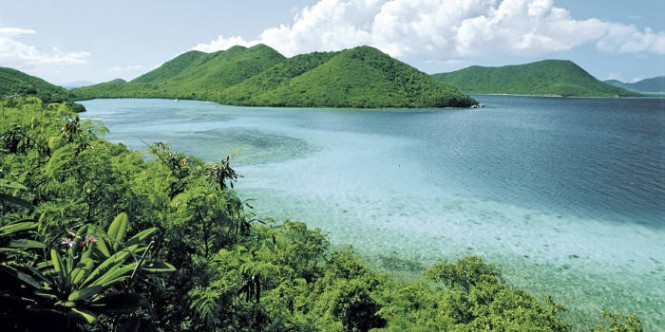 The popular yacht charter destination in the Caribbean - the British Virgin Islands