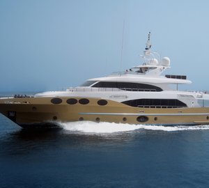 The second Majesty 125 motor yacht hull 002 by Gulf Craft completed