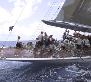 The J Class Falmouth Regatta 2012 won by charter yacht Ranger