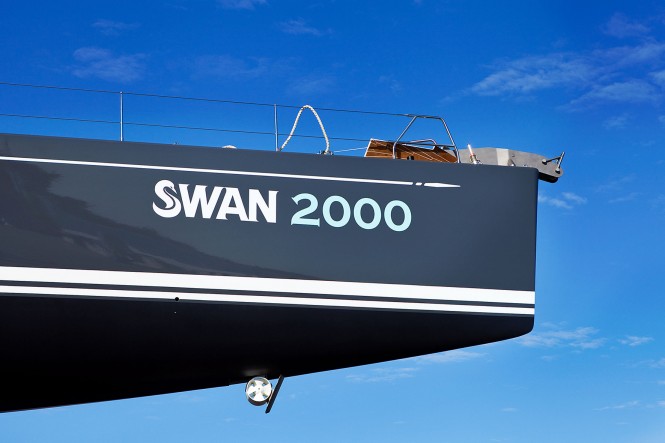2000th Swan being launched - Swan 90 yacht Freya © Eva-Stina Kjellman 2012