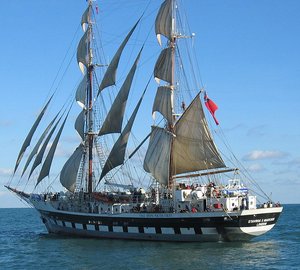 Classic sailing yacht Stavros S Niarchos on display at the upcoming PSP Southampton Boat Show