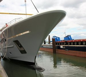 Acico superyacht NASSIMA under sea trials