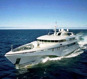 Refit of the 61m motor yacht WHITE RABBIT ECHO by Integrated Marine Group at the half way stage
