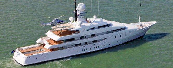 74m Amels megayacht ILONA after refit