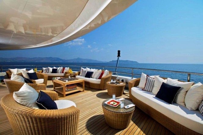 82m mega yacht O'MEGA upper deck