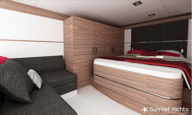 85 Sunreef Power yacht - Owner's Cabin