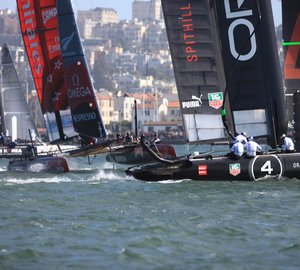 ACWS San Francisco: Day 3 - ORACLE TEAM USA Coutts crashes out, success for Team Korea