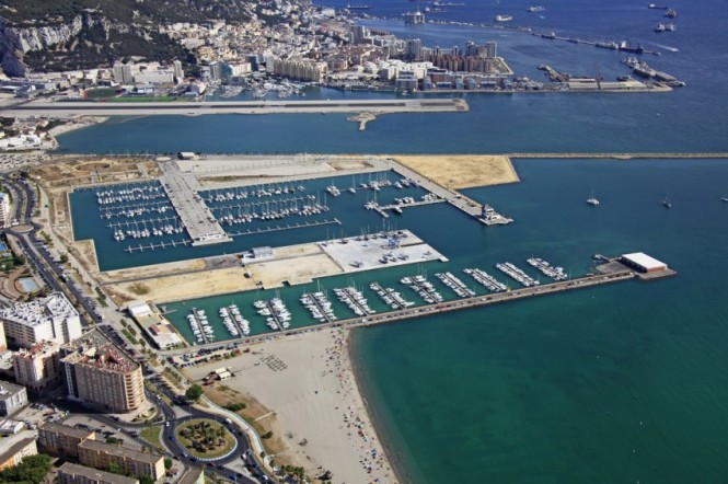 Aerial view of the Alcaidesa Marina
