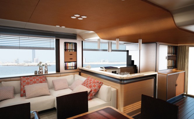 Azimut Magellano 76 yacht - Galley