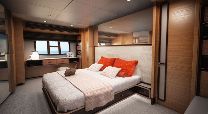 Azimut Magellano 76 yacht - Owner's Suite