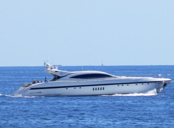 Charter yacht ARES - a Mangusta 108 superyacht