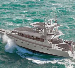The first FPB 97 superyacht by Dashew Offshore in build