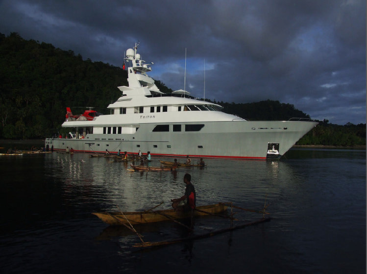 Delta's superyacht Triton