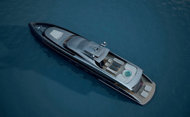 ER175 superyacht - view from above