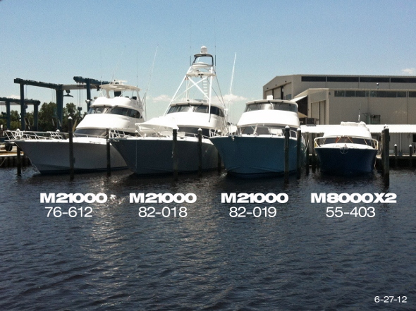 Four new Viking yachts equipped with Seakeeper Gyros