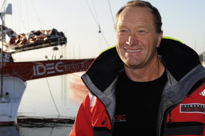 Francis Joyon - a skipper of IDEC superyacht Photo Credit: FRANCOIS VAN MALLEGHEM / DPPI / IDEC