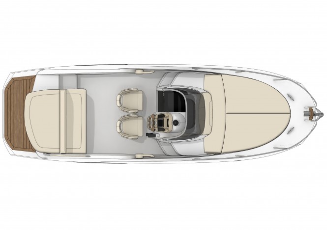 Key Largo 24 IB yacht - Layout