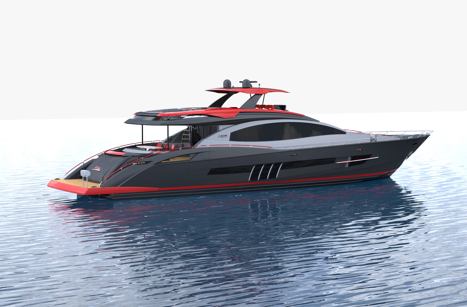 LSX95 motor yacht by Lazzara
