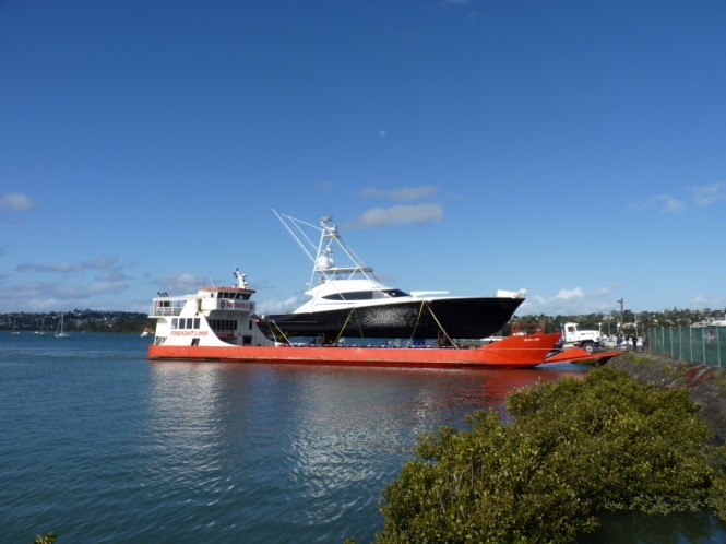 Launch of the 90ft motor yacht Satu by Yachting Developments