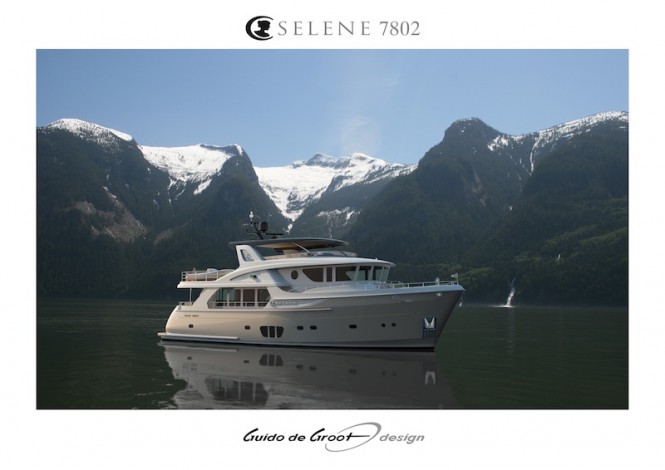 Luxury motor yacht Selene 78 designed by Guido de Groot