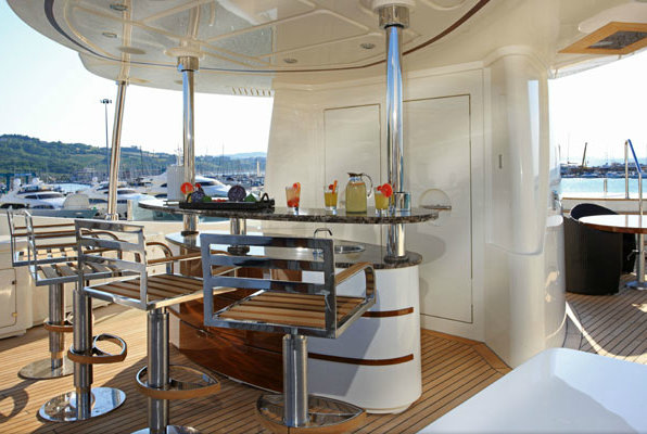 Luxury yacht Sofico - Sun Deck Bar