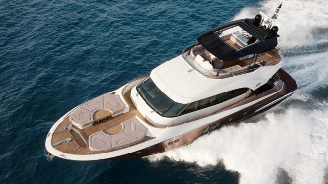 MCY 70 Yacht - view from above