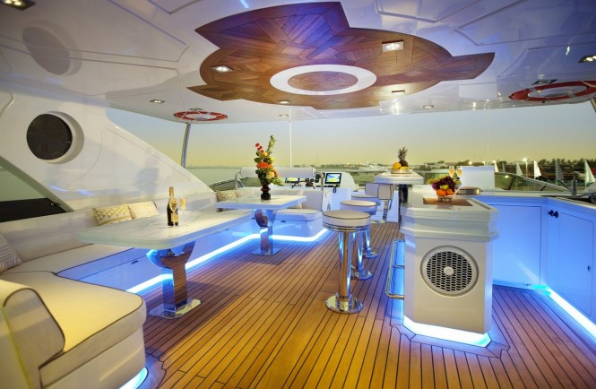 Marina Wonder superyacht - Fly Deck