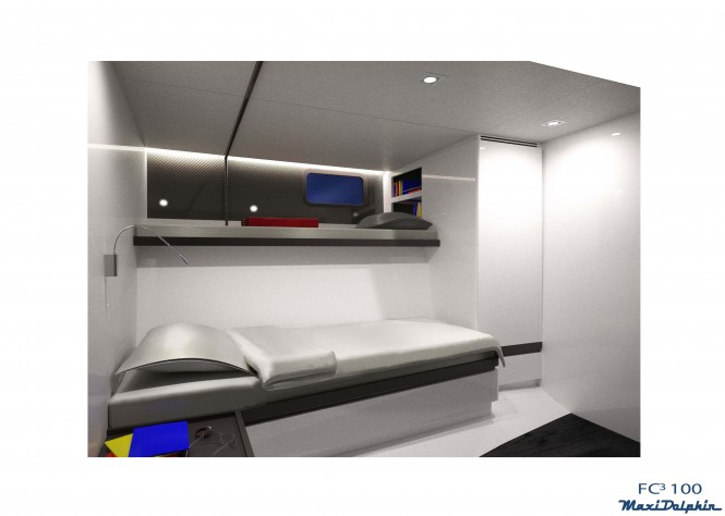 Maxi Dolphin Yacht FC100 - Crew cabin