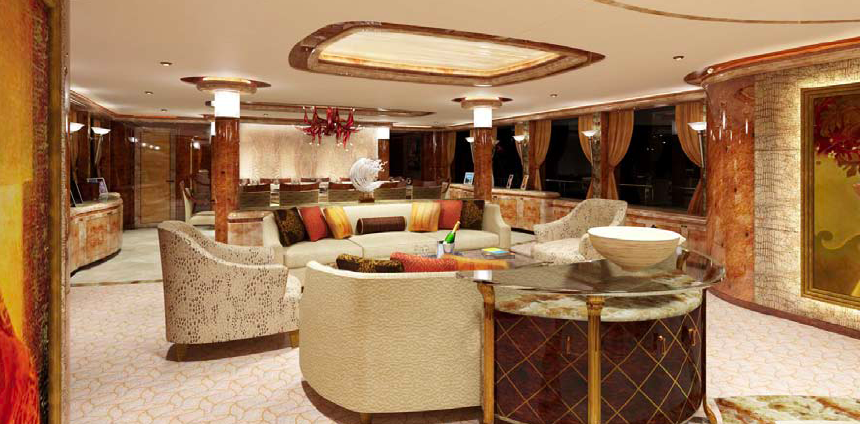 Motor Yacht Lady Linda - Main Saloon