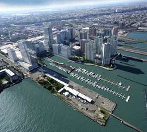 One free night of dockage for transient superyachts over 80ft offered by Newport Yacht Club & Marina