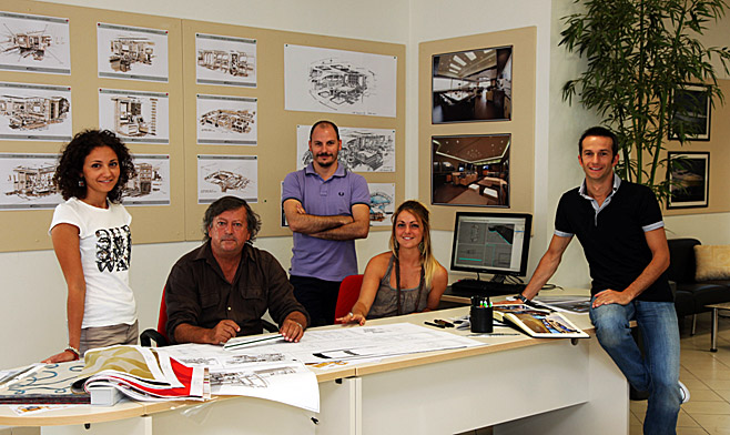 Overmarine Group Mangusta's in-house design team