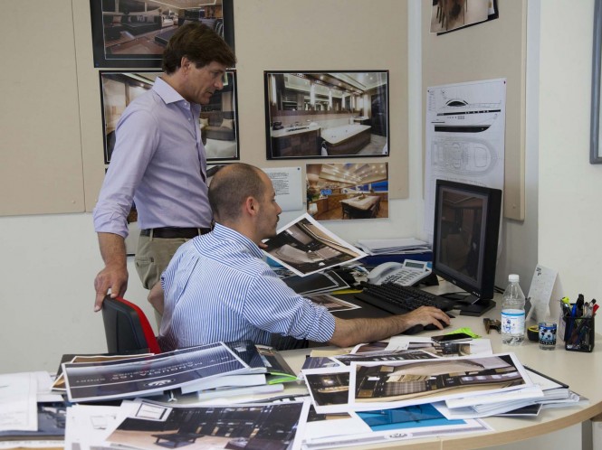 Overmarine Group Mangusta's in-house team working