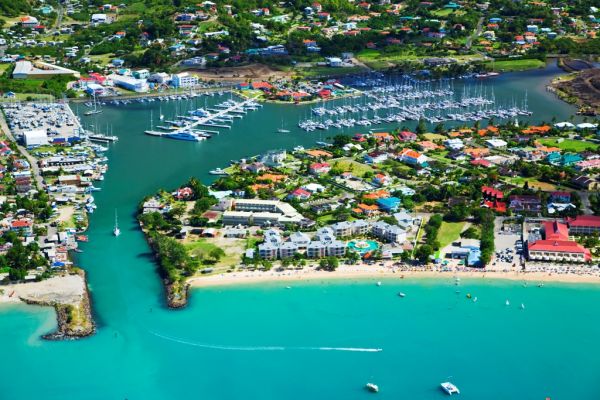 Rodney Bay Marina in St. Lucia
