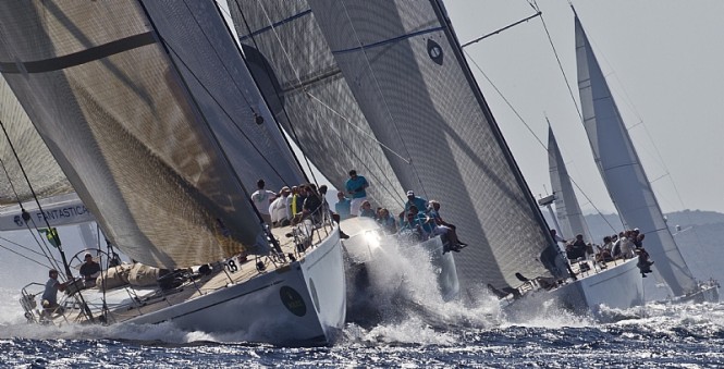 Sawn 100 sailing yacht FANTASTICAAAANIENE - Photo by Carlo Borlenghi - Rolex Swan Cup