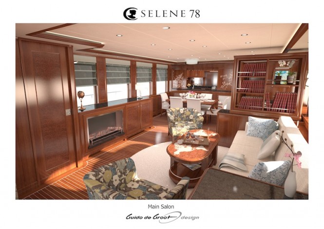 Selene 78 Ocean Explorer yacht - Main Salon