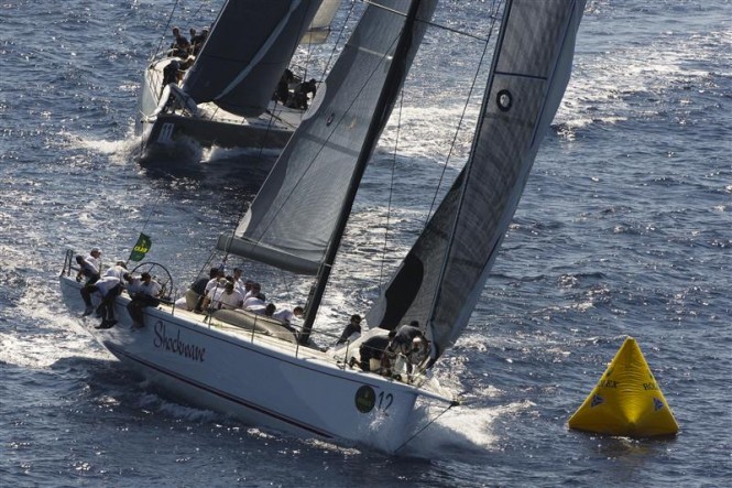 Shockwave and Ran 2 yachts - Photo by Rolex/Carlo Borlenghi