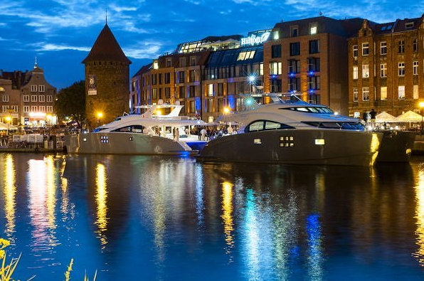 Sunreef luxury yachts EWHALA and SKYLARK presented at Hilton Hotel in Gdansk