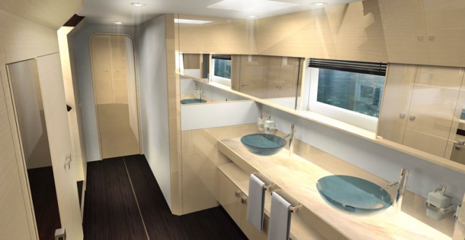 Superyacht Long Island 85 - Bathroom