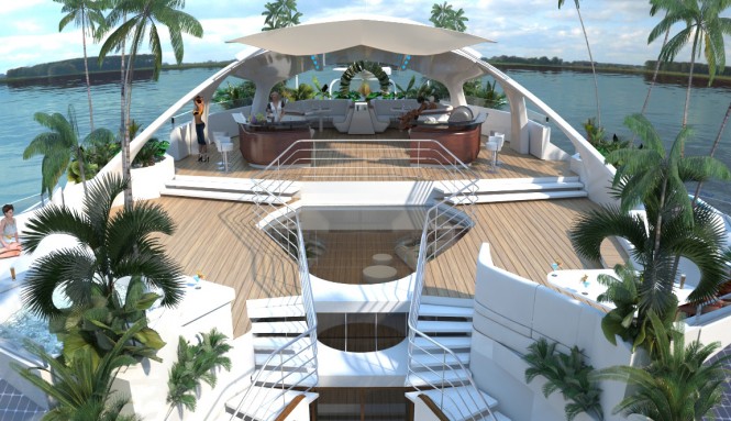 Superyacht Orsos Island - Sun Deck