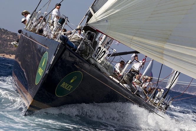 Swan 80 sailing yacht Astro Del Est - Photo Carlo Borlenghi - Rolex Swan Cup