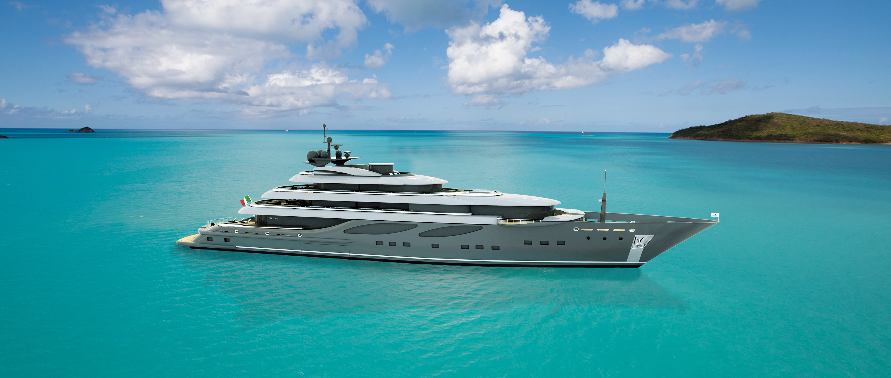 The Cbi 100 megayacht - A 100m superyacht project by Cbi Navi – Fipa Group.